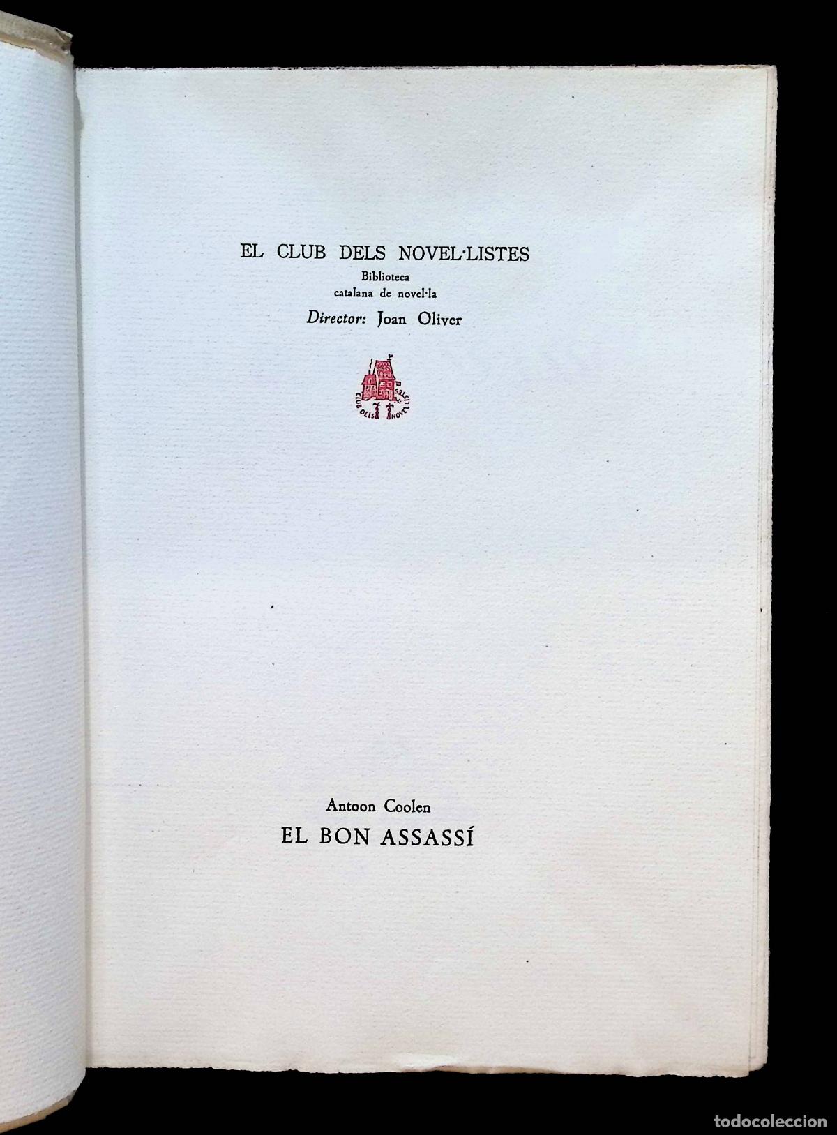 Libros de segunda mano: EL BON ASSASS&Iacute;. - COOLEN, Antoon. - Foto 2