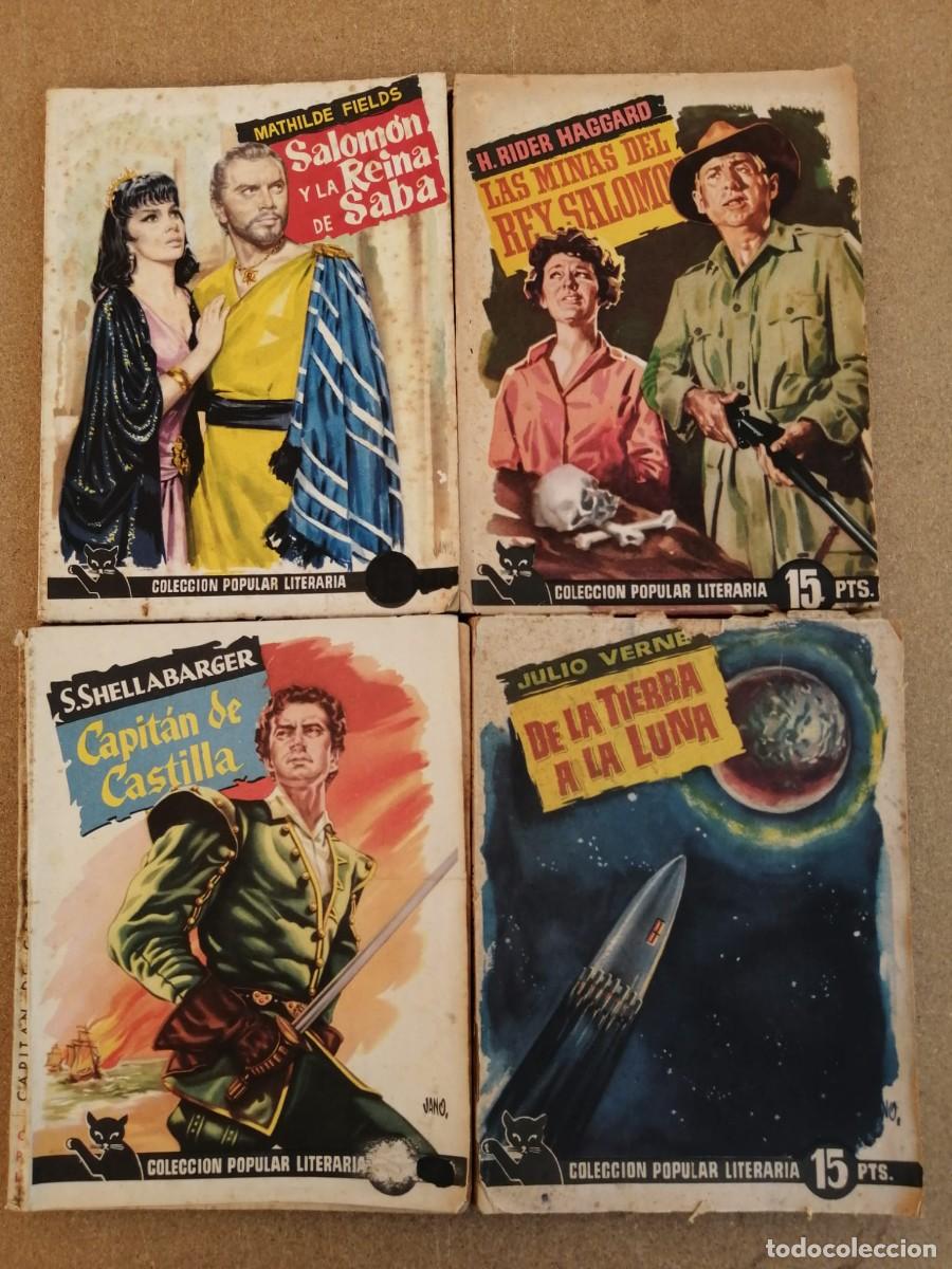 Libros de segunda mano: LAS MINAS DEL REY SALOMON - DE LA TIERRA A LA LUNA - SALOMON Y LA REINA DE SABA - EL CAPITAN ...
