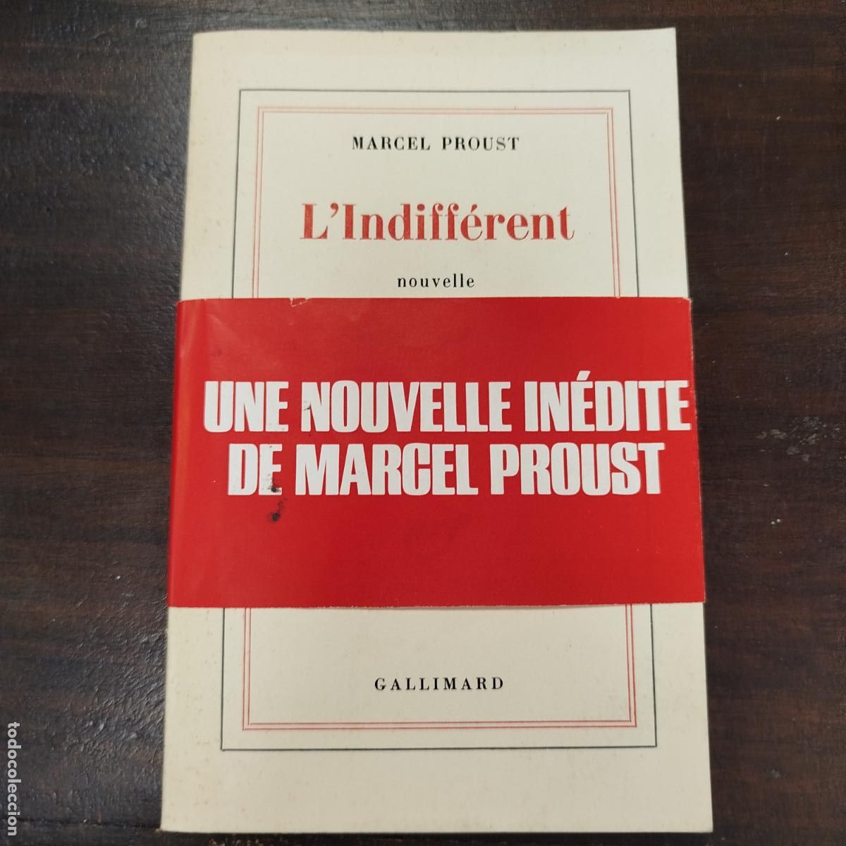 Libros de segunda mano: L'INDIFF&Eacute;RENT - MARCEL PROUST [FRA]
