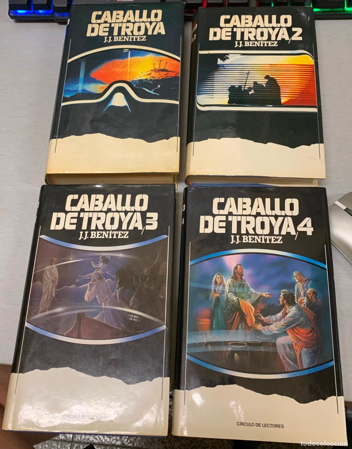 Libros de segunda mano: CABALLO DE TROYA 1, 2, 3 Y 4 / J. J. BEN&Iacute;TEZ / LOTE 4 LIBROS / C&Iacute;RCULO DE LECTORES