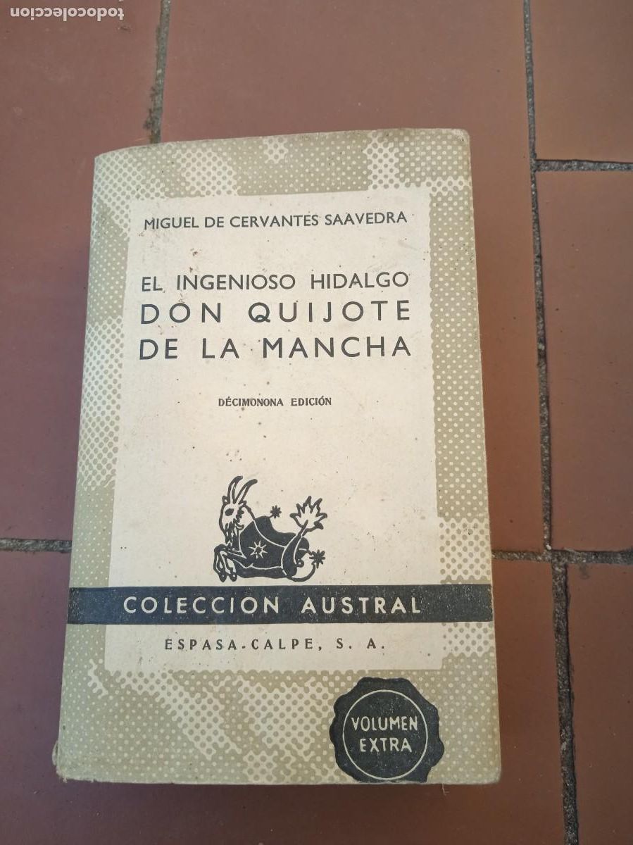 Libros de segunda mano: Libro Don Quijote de la mancha | Miguel de Cervantes | 1956