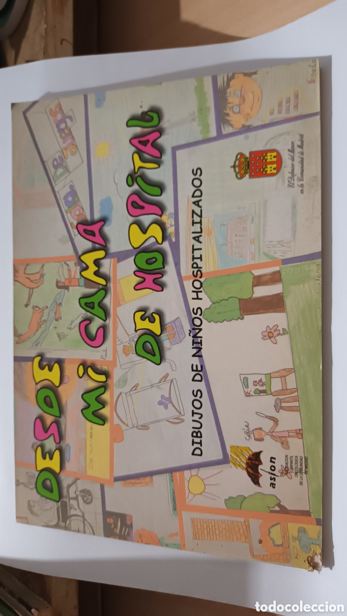 Libros de segunda mano: Desde mi cama de hospital, dibujos de ni&ntilde;os hospitalizados