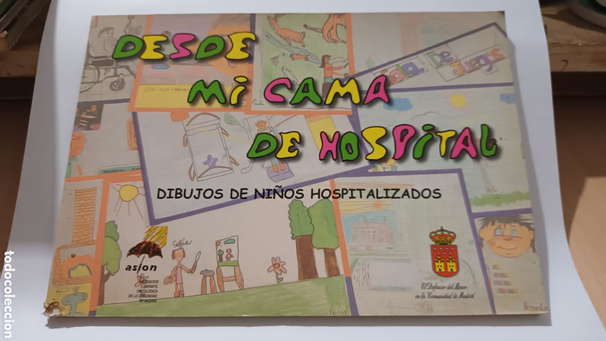 Libros de segunda mano: Desde mi cama de hospital, dibujos de ni&ntilde;os hospitalizados