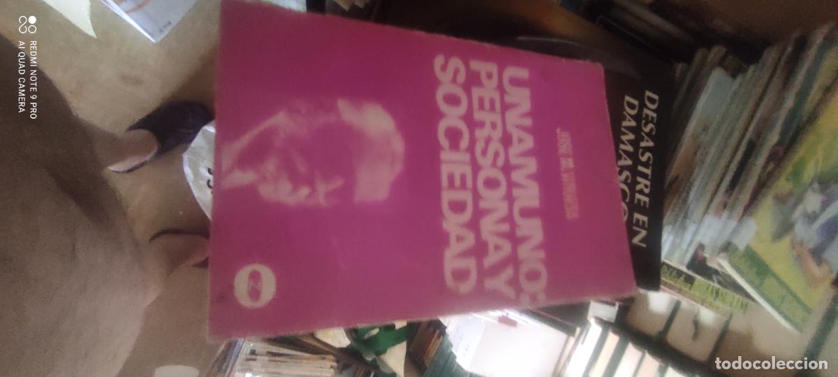 Libros de segunda mano: UNAMUNO : PERSONA Y SOCIEDAD - Jos&eacute; M. Vinuesa.