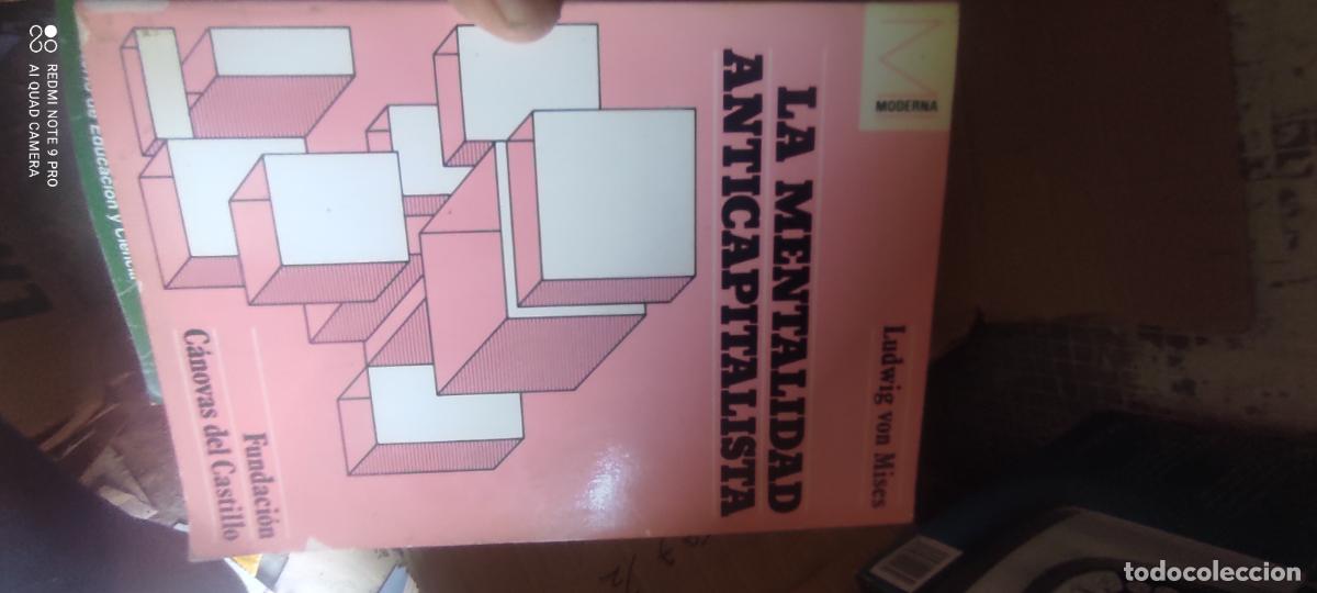 Libros de segunda mano: LA MENTALIDAD ANTICAPITALISTA. MISES, L. Von. fundacion canovas del castillo