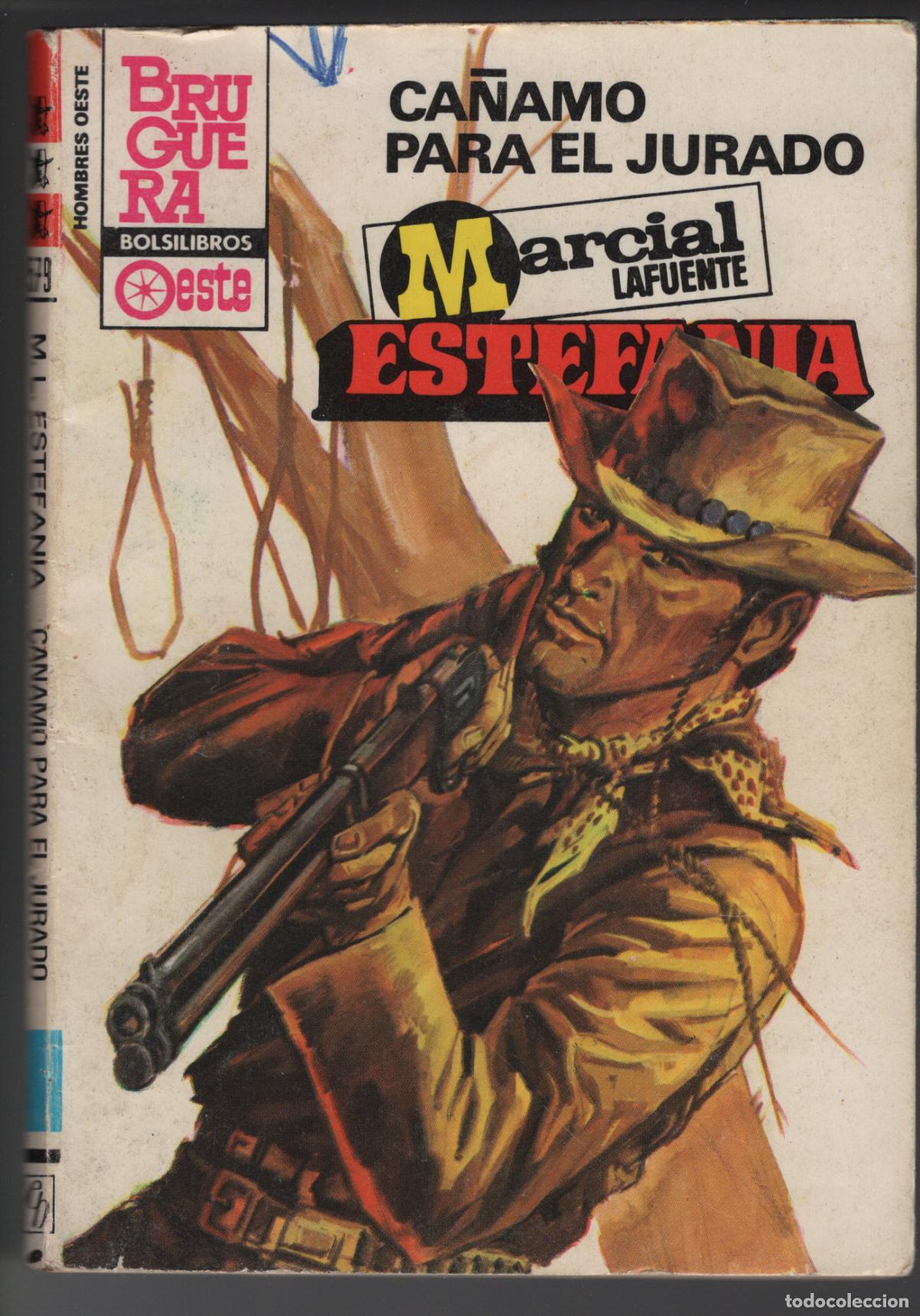 Libros de segunda mano: HOMBRES OESTE 579 - CA&Ntilde;AMO PARA EL JURADO - ESTEFANIA - BOLSILIBRO BRUGUERA