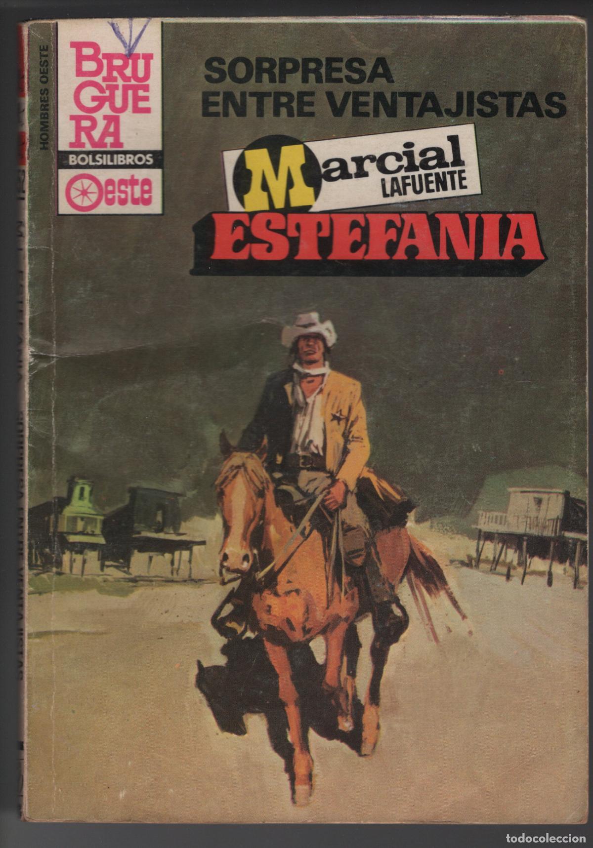 Libros de segunda mano: HOMBRES OESTE 552 - SORPRESA ENTRE VENTAJISTAS - ESTEFANIA - BOLSILIBRO BRUGUERA