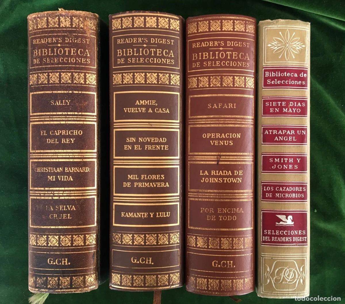Libros de segunda mano: Lote de 4 libros de la Biblioteca de Selecciones de Reader&acute;s Digest