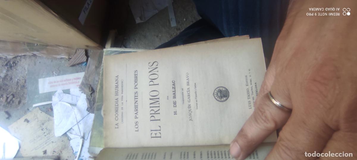 Libros de segunda mano: La comedia humana, tomo XVIII (Los parientes pobres 2. El primo Pons - Los comediantes sin saberlo)