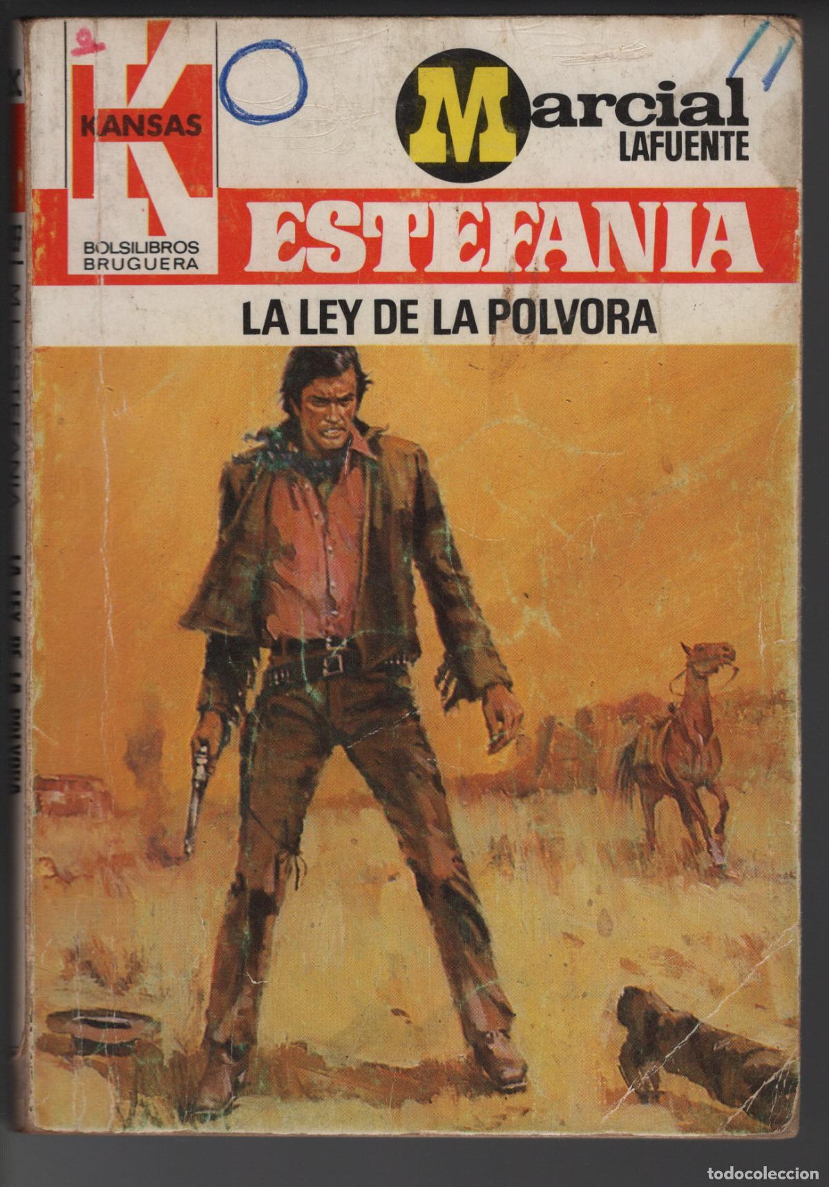 Libros de segunda mano: KANSAS 1197 - LA LEY DE LA POLVORA - ESTEFANIA - BOLSILIBRO BRUGUERA