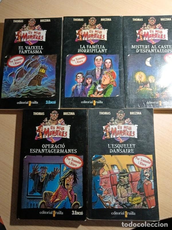 Libros de segunda mano: Els meus monstres: L`esquelet dansaire-operaci&oacute; espantagermanes-misteri al castell d&acute;espantallops