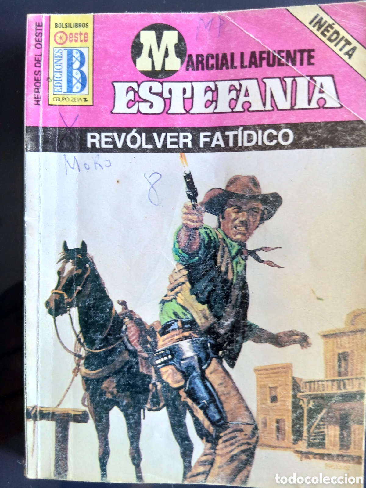 Libros de segunda mano: Novela Oeste: Revolver fat&iacute;dico ( Estefania)