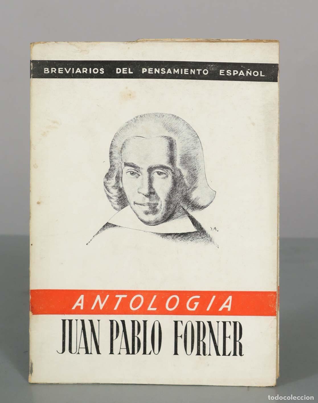 Libros de segunda mano: Antolog&iacute;a - Juan Pablo Forner - Ediciones Fe