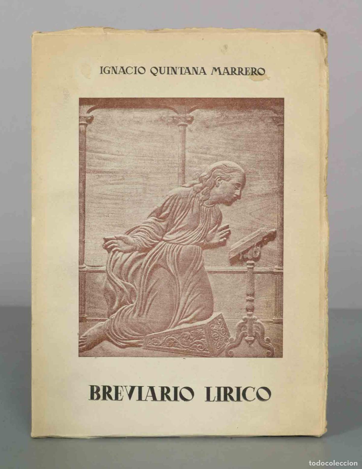 Libros de segunda mano: Breviario l&iacute;rico: libro de horas - Ignacio Quintana Marrero - Imprenta Alzola