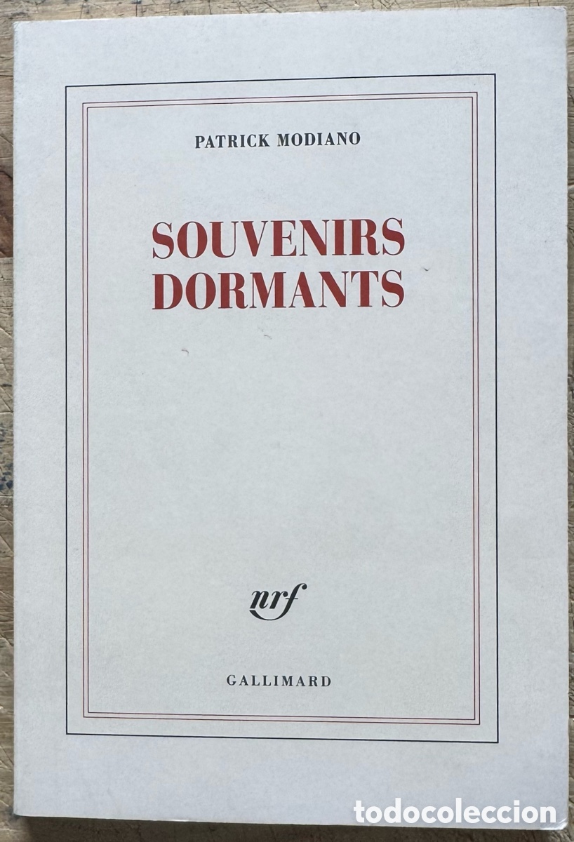 Second hand books: Patrick Modiano. Souvenirs Dormants