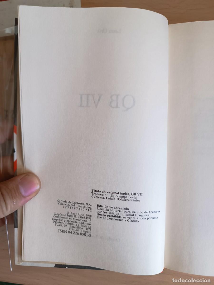 Libros de segunda mano: QB VII Leon Uris C&iacute;rculo de Lectores - Foto 2