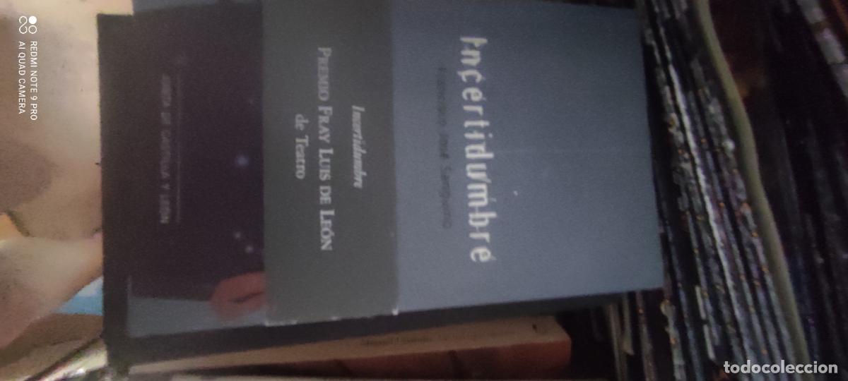 Libros de segunda mano: INCERTIDUMBRE - Sanguino Oliva, Francisco Jos&eacute;