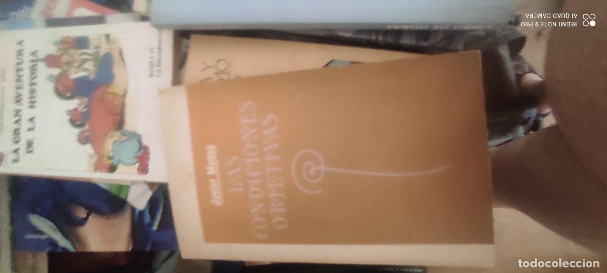 Libros de segunda mano: Las condiciones Objetivas, Javier Maqua, ediciones Alfaguara