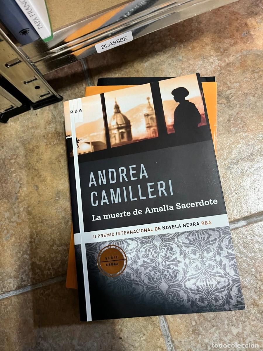 Libros de segunda mano: BLAS88E La muerte de Amalia Sacerdote &mdash; Andrea Camilleri. RBA.