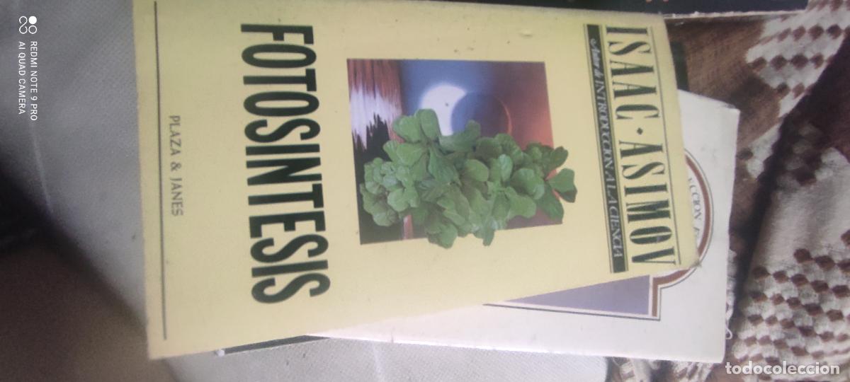 Libros de segunda mano: ISAAC ASIMOV - FOTOSINTESIS - PLAZA & JANES 1984