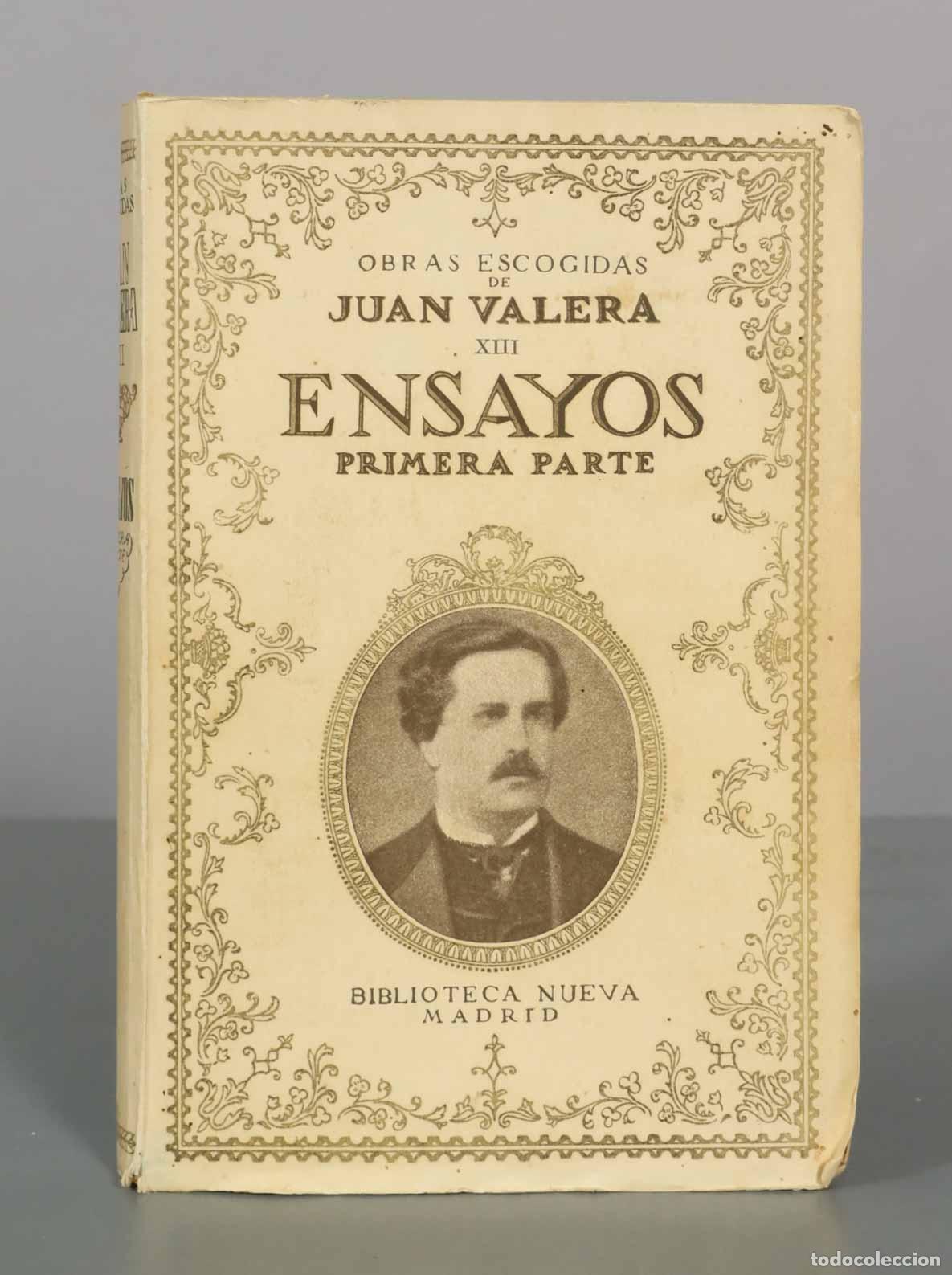 Libros de segunda mano: Obras Escogidas de Juan Valera: Ensayos PRIMERA PARTE - Biblioteca Nueva