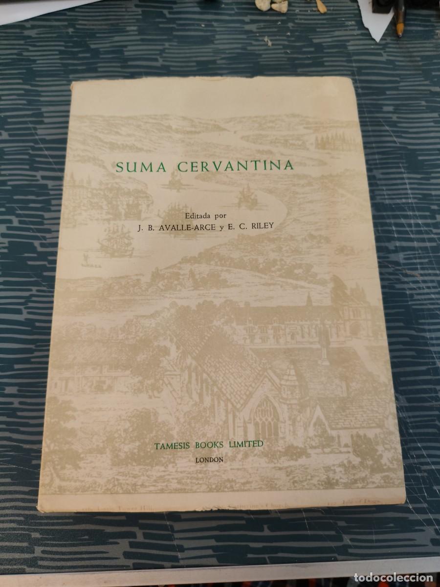 Libros de segunda mano: SUMA CERVANTINA,EDITADA POR J.B.AVALLE-ARCE,E.C.RILEY,LONDON,1973,452 P&Aacute;GINAS.