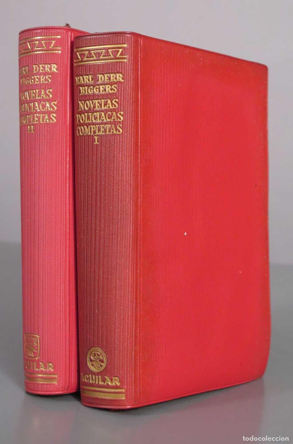 Libros de segunda mano: Novelas Policiacas Completas - Earl Derr Biggers - Editorial Aguilar. 2 TOMOS 1959