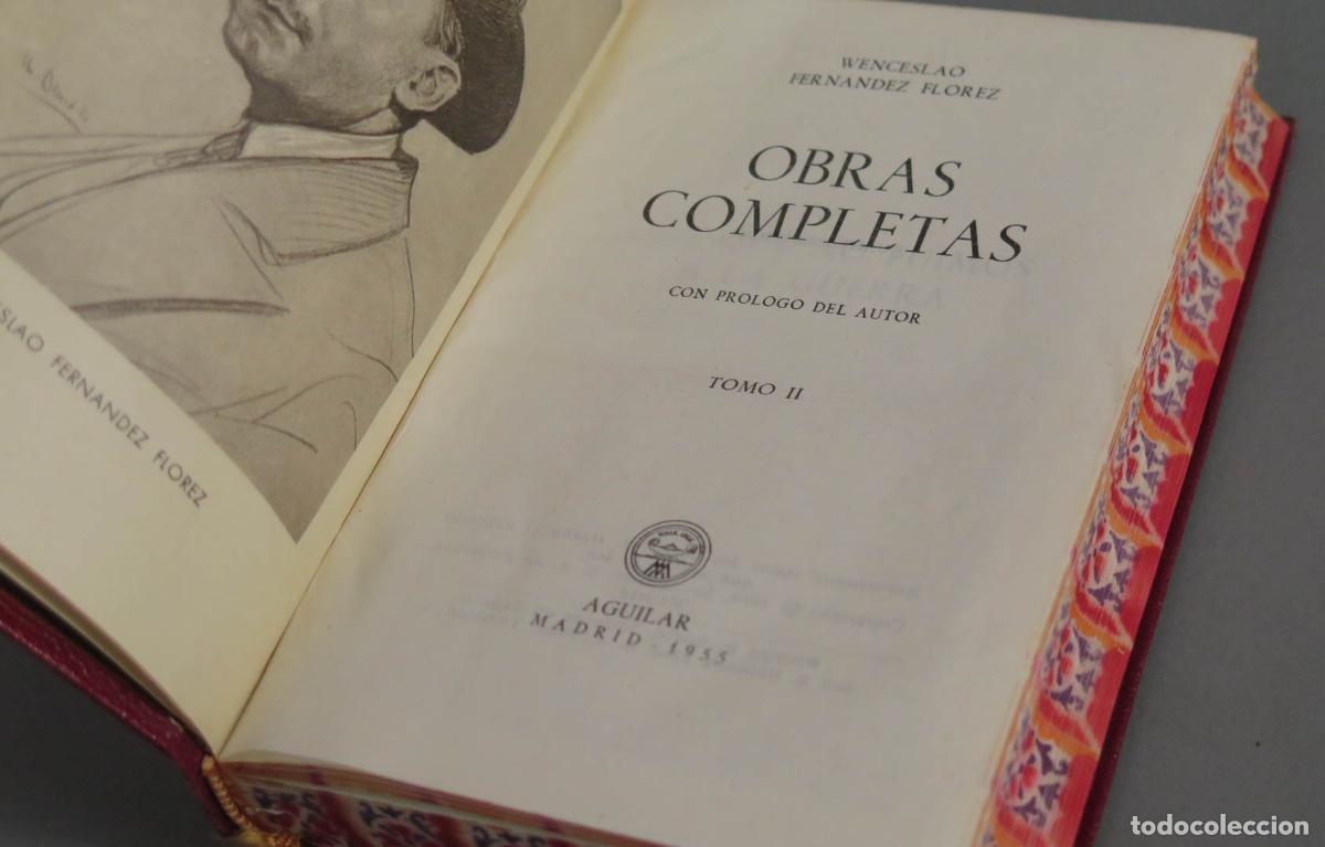 Libros de segunda mano: Obras Completas - Wenceslao Fern&aacute;ndez Fl&oacute;rez - Aguilar 1955 T II