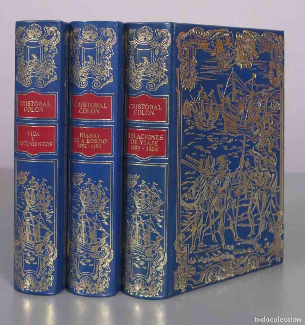 Libros de segunda mano: Crist&oacute;bal Col&oacute;n - 3 TOMOS Editora de los Amigos del C&iacute;rculo del Bibli&oacute;filo