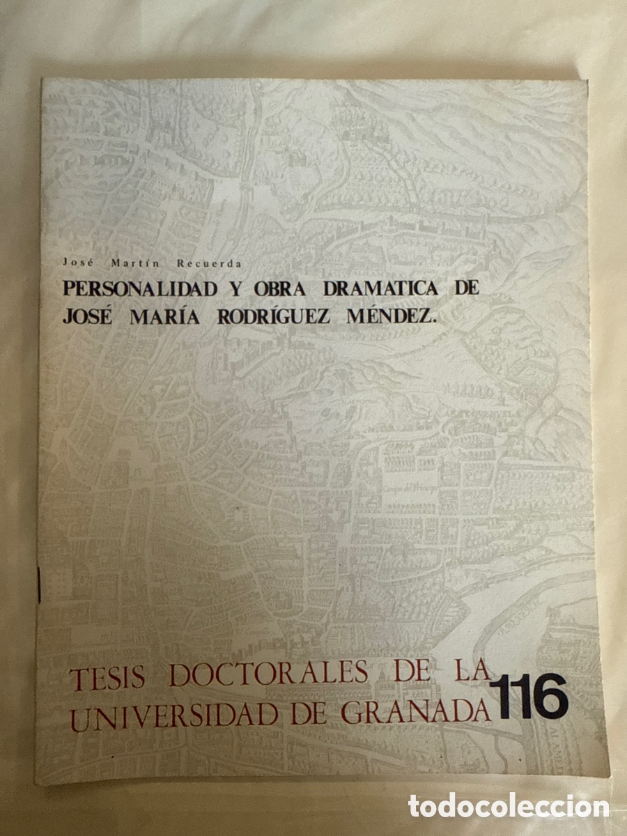 Second hand books: MART&Iacute;N RECUERDA, Jos&eacute; Personalidad y obra dram&aacute;tica de Jos&eacute; Mar&iacute;a Rodr&iacute;guez M&eacute;ndez