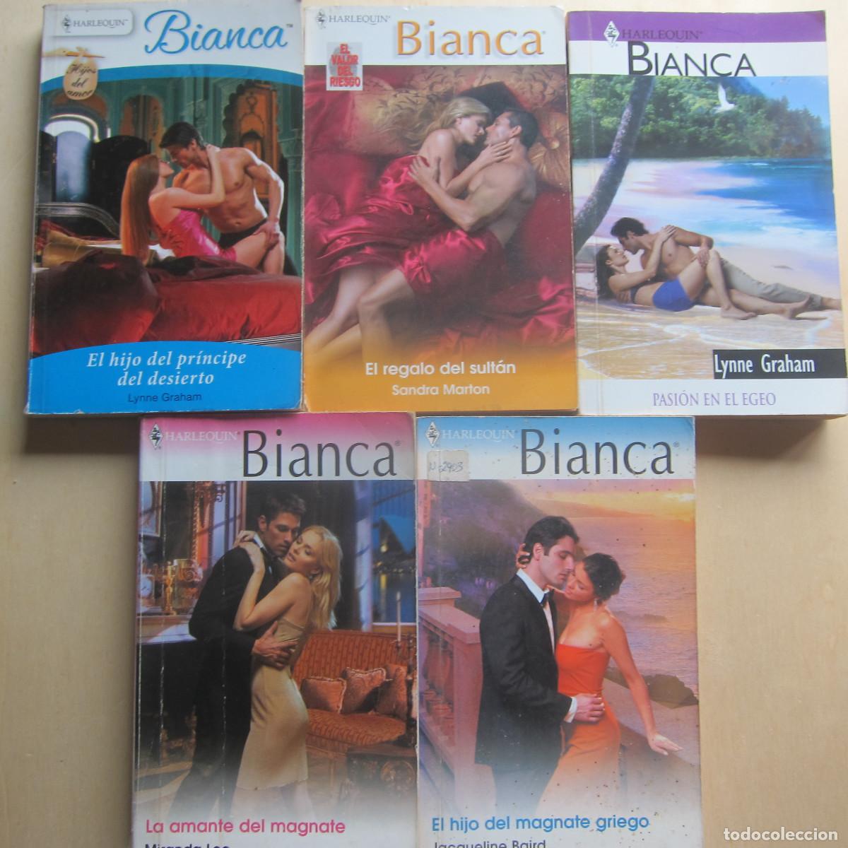 Libros de segunda mano: PACK BIANCA - EL REGALO DEL SULT&Aacute;N, PASI&Oacute;N EN EL EGEO, EL AMANTE DEL... (HARLEQU&Iacute;N) 5 UD. NOVELAS