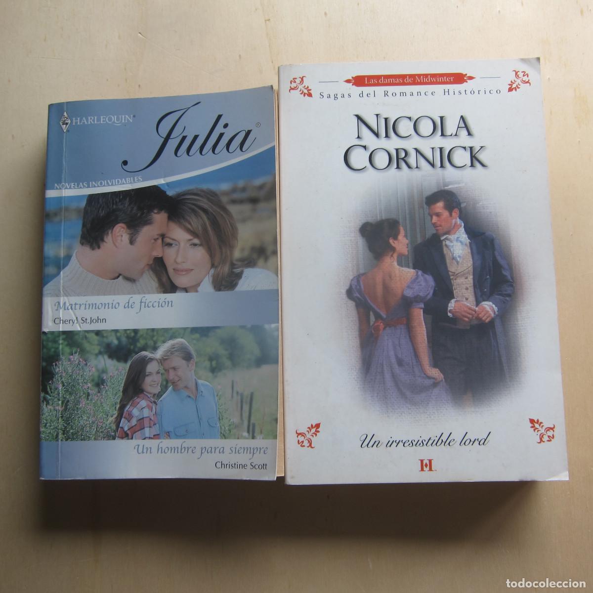 Libros de segunda mano: PACK ROM&Aacute;NTICO - JULIA / UN IRRESISTIBLE LORD (HARLEQU&Iacute;N) 2 UD. NOVELA