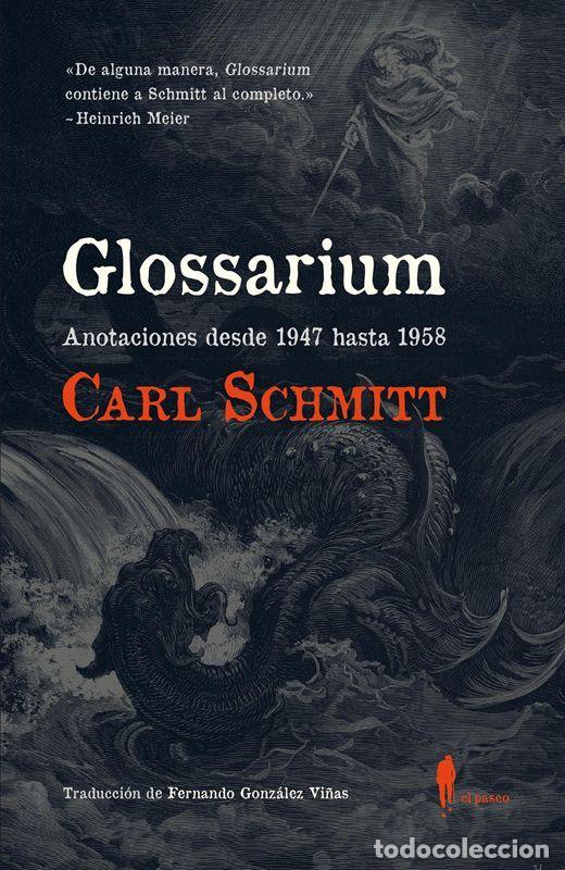 Libros de segunda mano: Glossarium. - Schmitt, Carl.