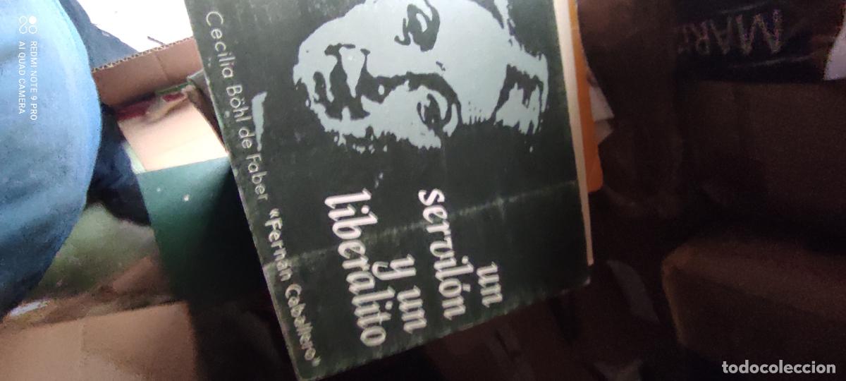 Libros de segunda mano: UN SERVILON Y UN LIBERALITO, CECILIA B&Ouml;HL DE FABER FERNAN CABALLERO