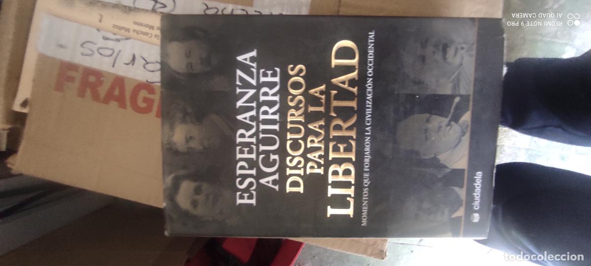 Libros de segunda mano: ESPERANZA AGUIRRE DISCURSOS PARA LA LIBERTAD