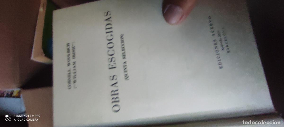 Libros de segunda mano: Obras escogidas William Irish