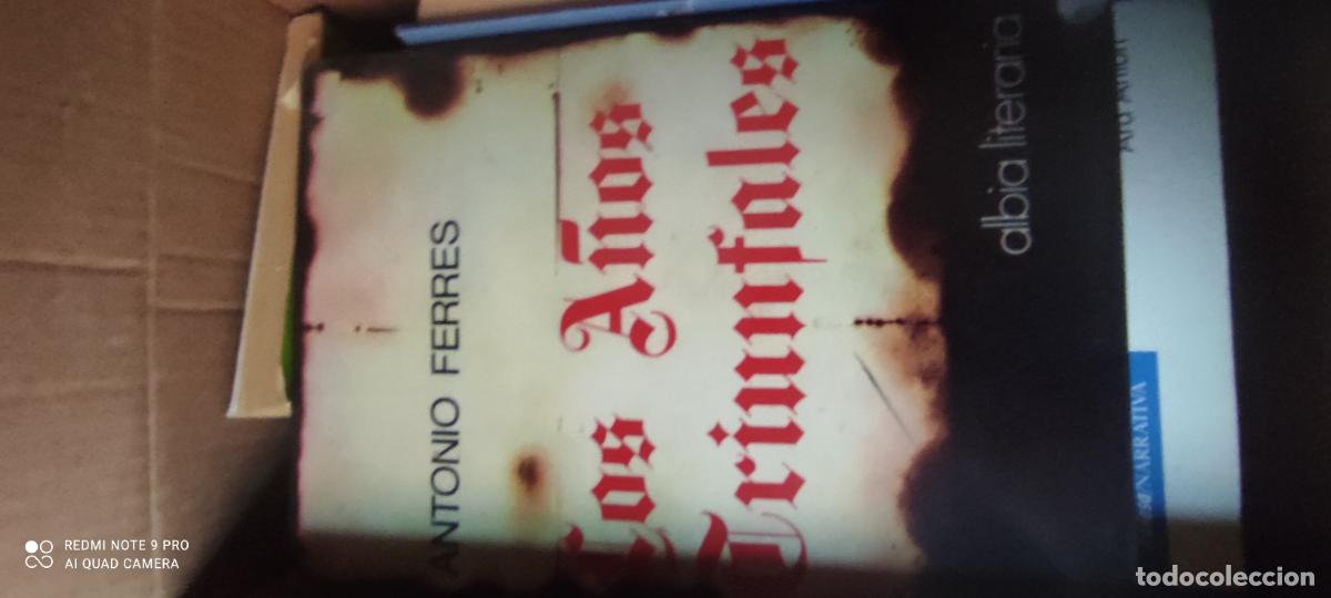 Libros de segunda mano: ANTONIO FERRES - LOS A&Ntilde;OS TRIUNFALES (ALBIA, 1978). TRILOG&Iacute;A LAS SEMILLAS. POSGUERRA CIVIL