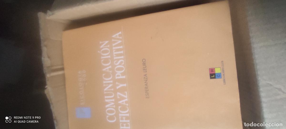 Libros de segunda mano: COMUNICACI&Oacute;N EFICAZ Y POSITIVA - ESPERANZA LEURO