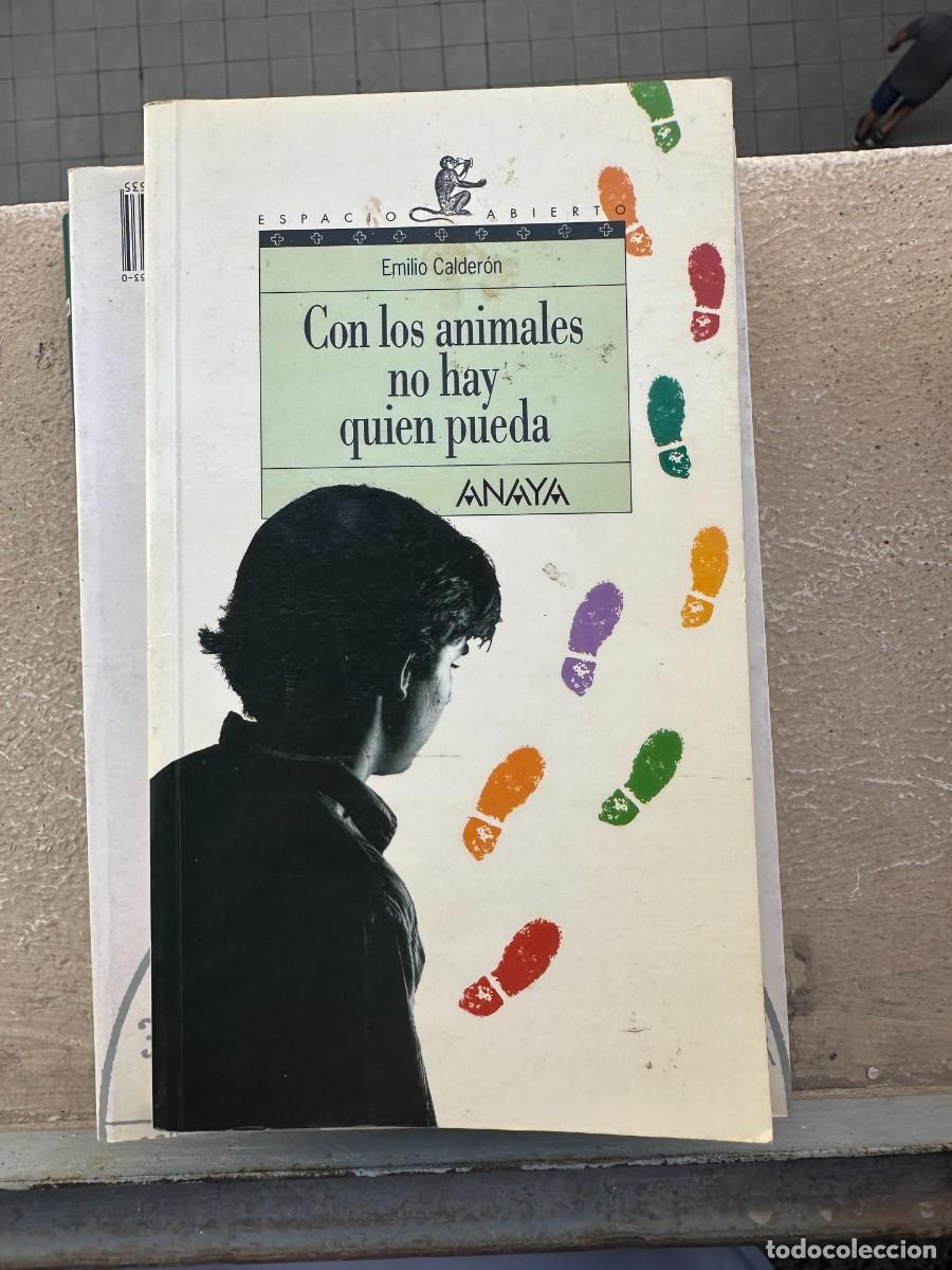 Libros de segunda mano: Emilio Calder&oacute;n - Con los animales no hay quien pueda