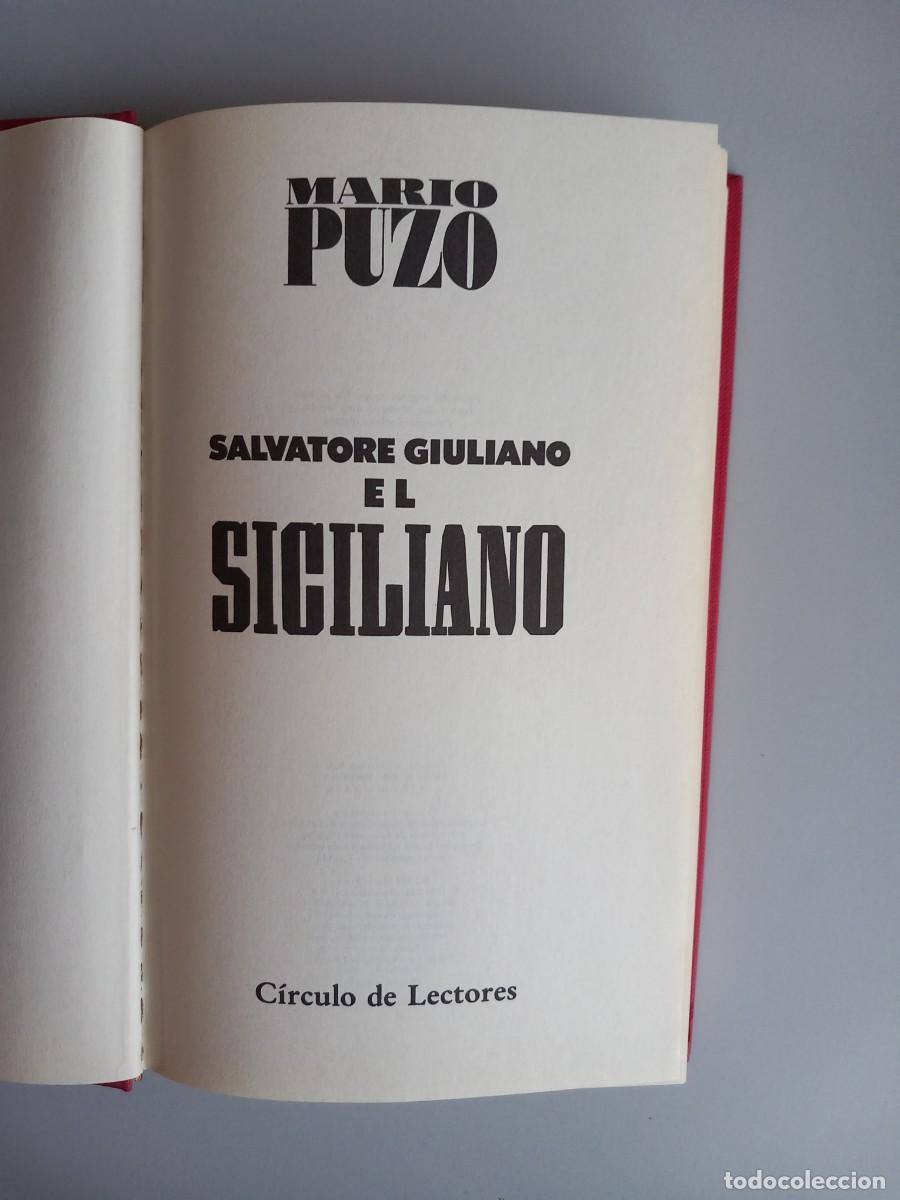 Libros de segunda mano: EL SICILIANO. Mario Puzo. C&iacute;rculo de Lectores