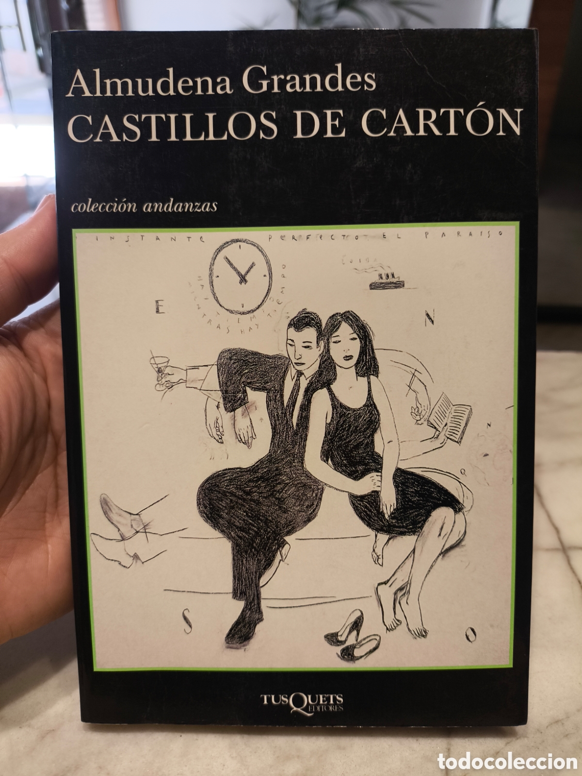 Libros de segunda mano: ALMUDENA GRANDES. CASTILLOS DE CARTON. TUSQUETS PRIMERA EDICION 2004.