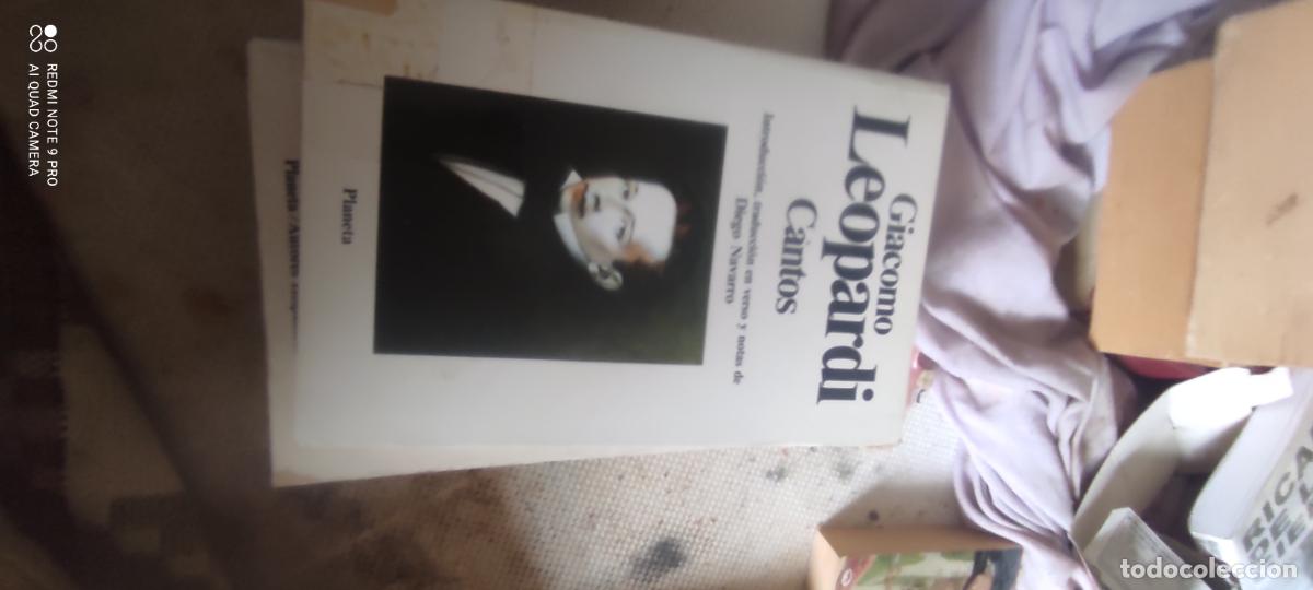 Libros de segunda mano: Cantos. LEOPARDI, Giacomo. Cl&aacute;sicos Universales Planeta. Barcelona, 1983