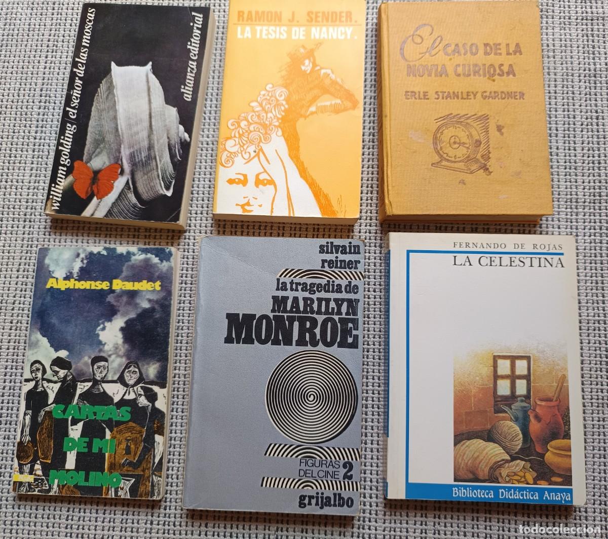 Libros de segunda mano: Lote libros. E.Stanley, W. Golding, S. Reiner, F. de Rojas, A. Daudet, R.J. Sender