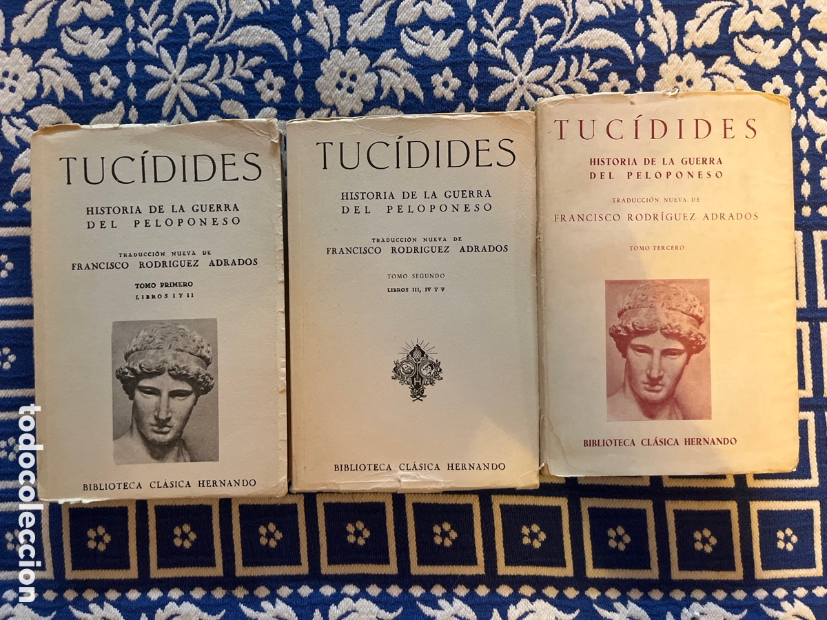 Libros de segunda mano: Historia de la guerra del Peloponeso. Tuc&iacute;dides. Biblioteca Cl&aacute;sica Hernando