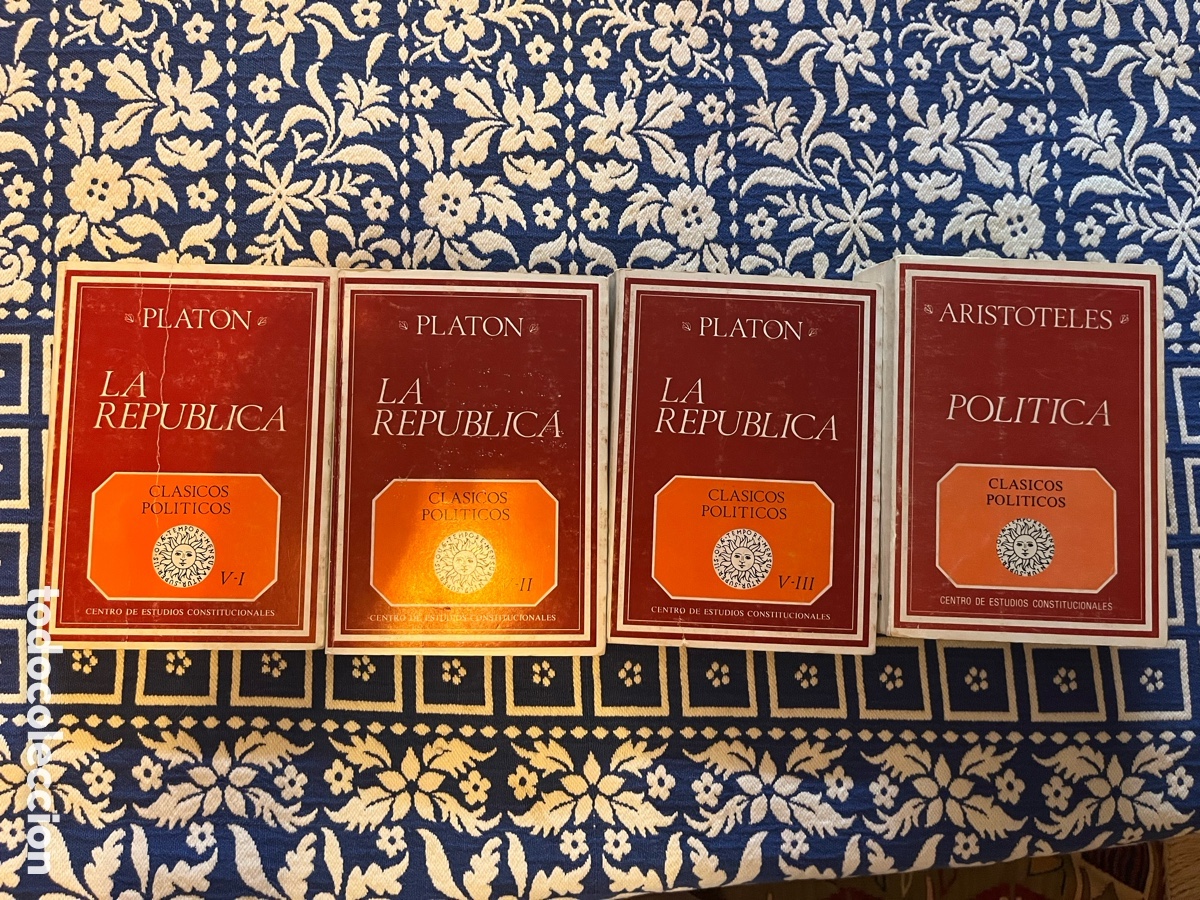 Libros de segunda mano: La Rep&uacute;blica de Plat&oacute;n y la Pol&iacute;tica de Arist&oacute;teles