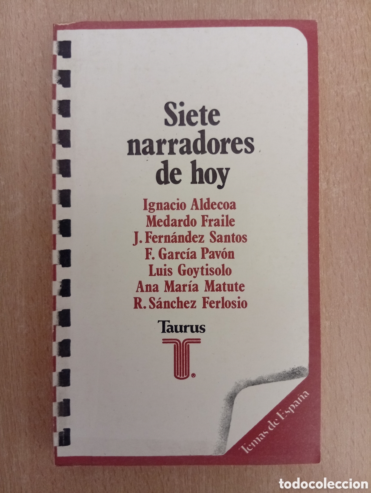 Second hand books: SIETE NARRADORES DE HOY. AA. VV. Taurus Ediciones