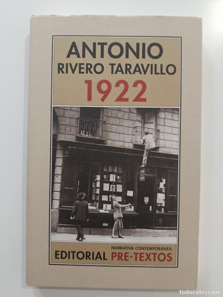 Libros de segunda mano: ANTONIO RIVERO TARAVILLO. 1922. EDITORIAL PRE-TEXTOS. 2022