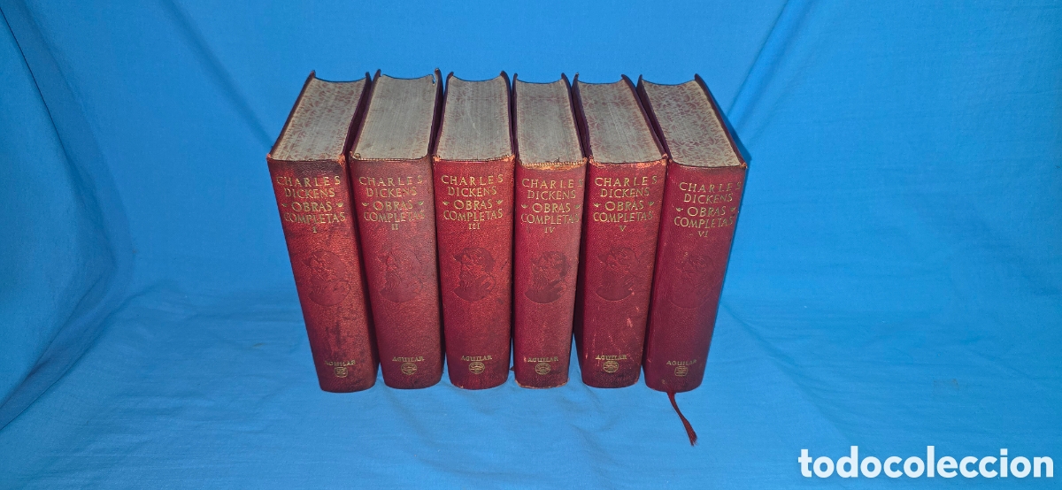 Libros de segunda mano: CHARLES DICKENS OBRAS COMPLETAS AGUILAR . 6 TOMOS