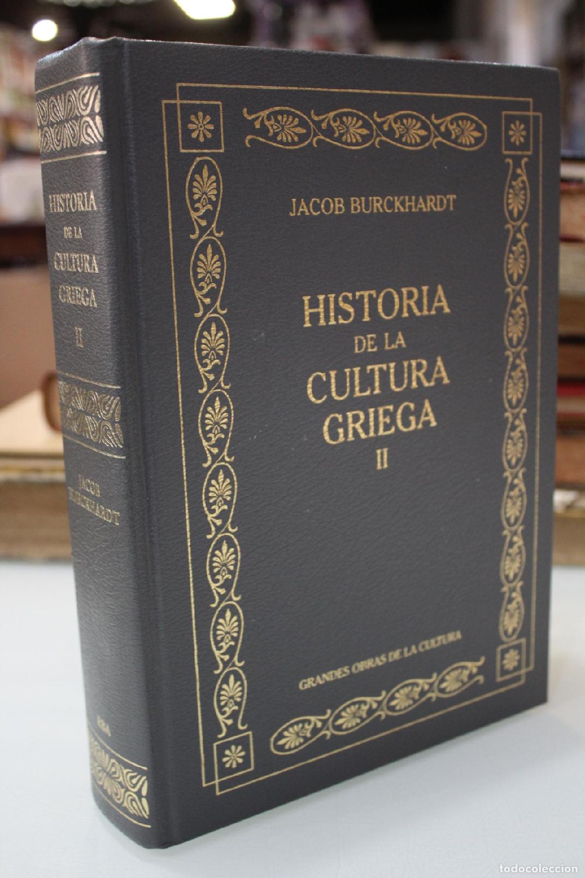 Second hand books: Historia de la cultura griega. II. - Burckhardt, Jacob.