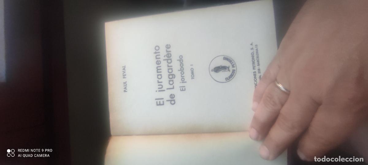 Libros de segunda mano: EL JURAMENTO DE LAGARDERE - PAUL FEVAL TOMO I